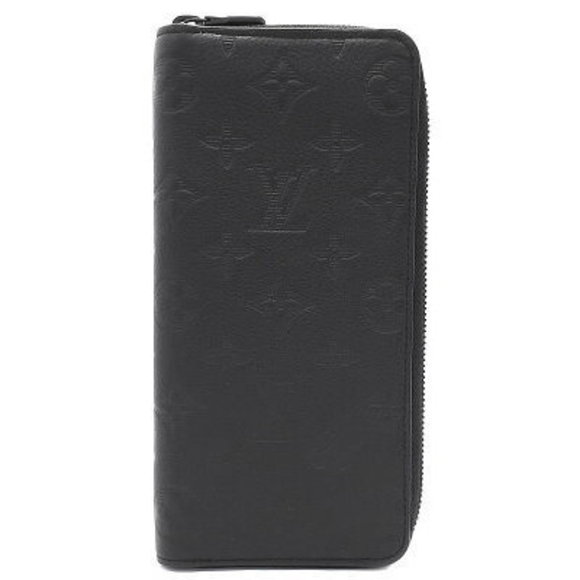 Louis Vuitton Monogram Shadow Black Zippy Wallet Vertical Zip Long - Picture 1 of 5